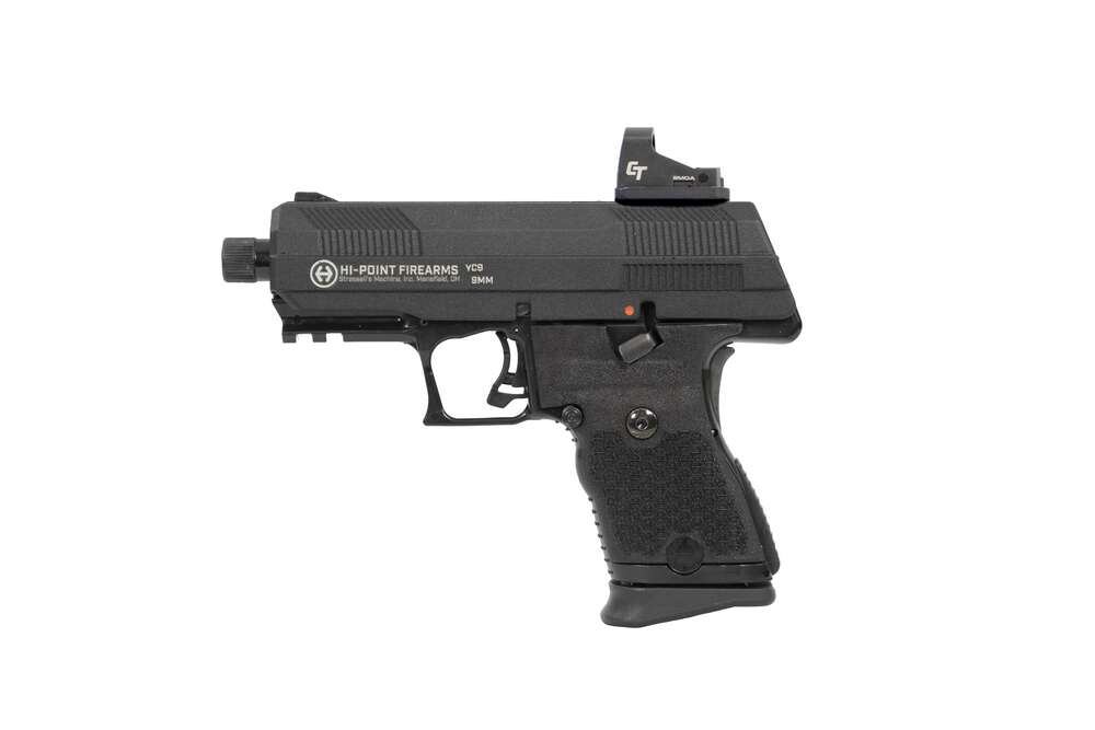 Handguns Hi Point Firearms YC 9 9mm HI-PT YC9 9MM 3.93 10RD BLK CT MS TB • Model: YC-9